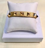 Menna Rock Stud Cuff Bracelet - Assorted colours