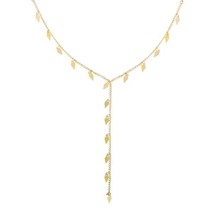 Gold Iris Necklace