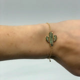 Cactus Bracelet on arm