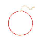 Red serendipity anklet